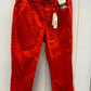 SJB Red Womens Size 4 Pants