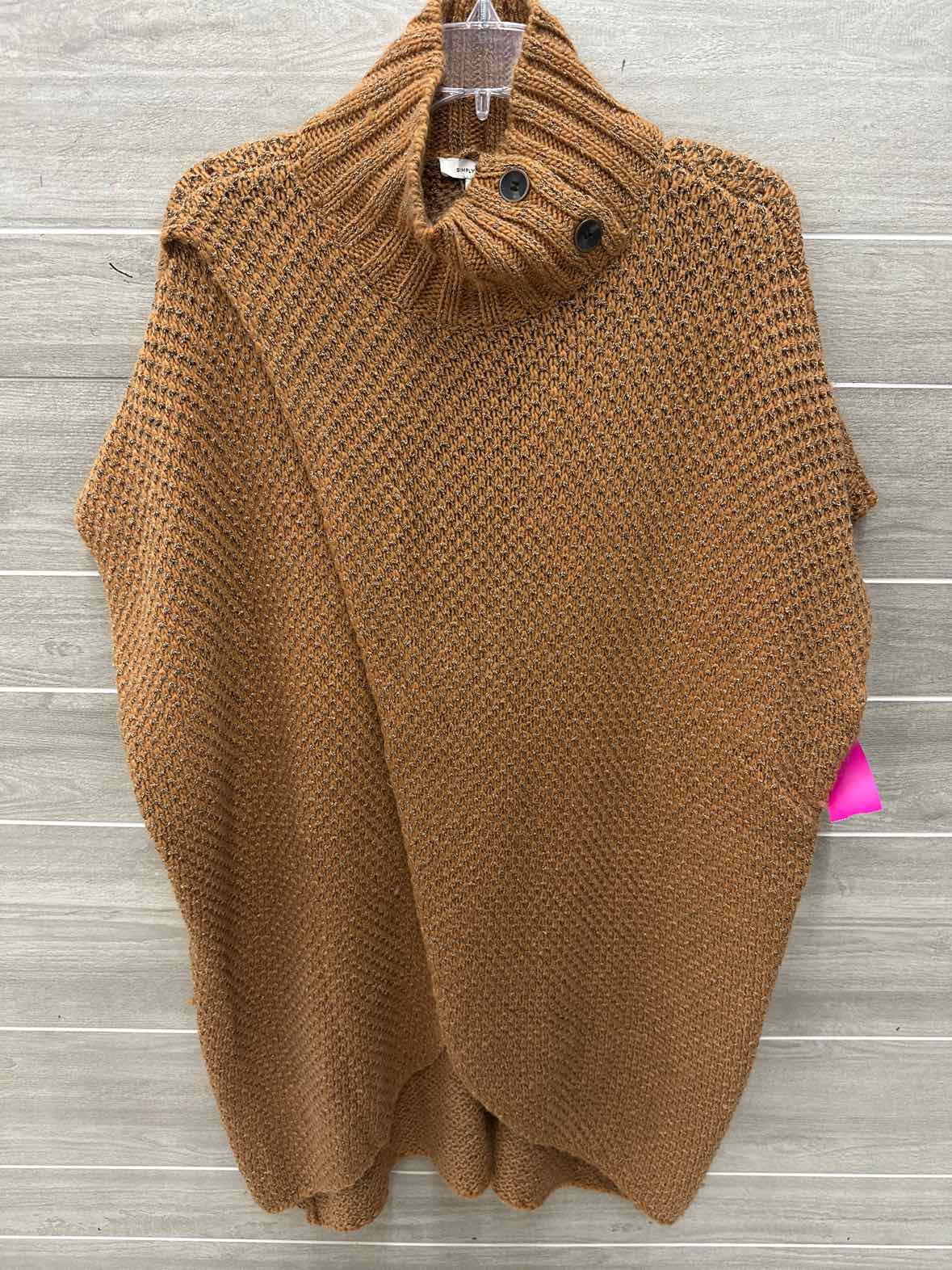 Simply Noelle Size S/M Brown Womens Sweater