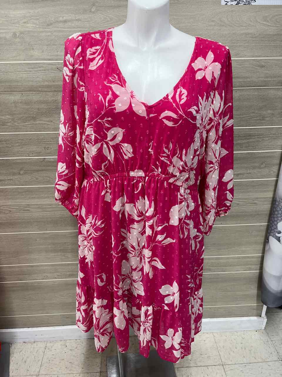 Torrid Size 2X Pink Plus Dress