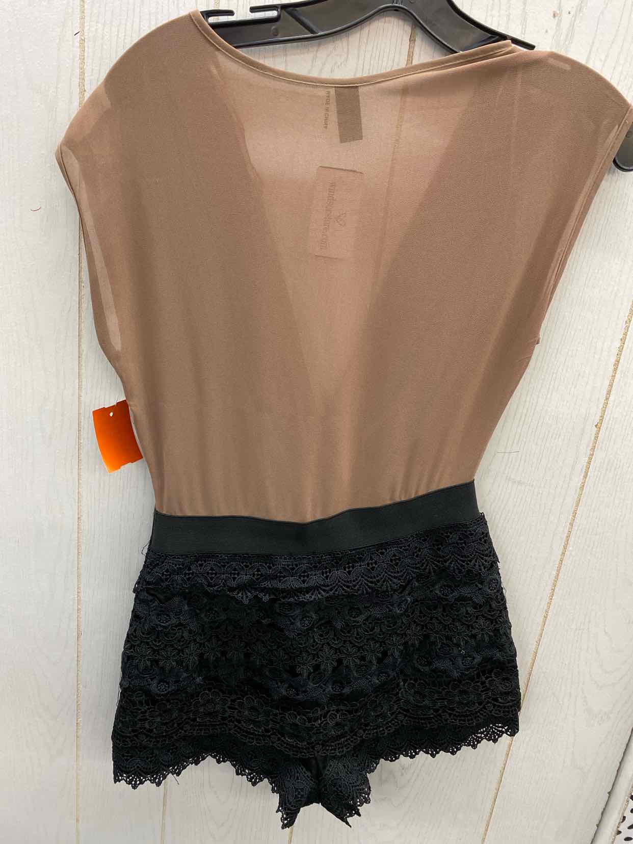 Windsor Brown Womens Size Small Romper