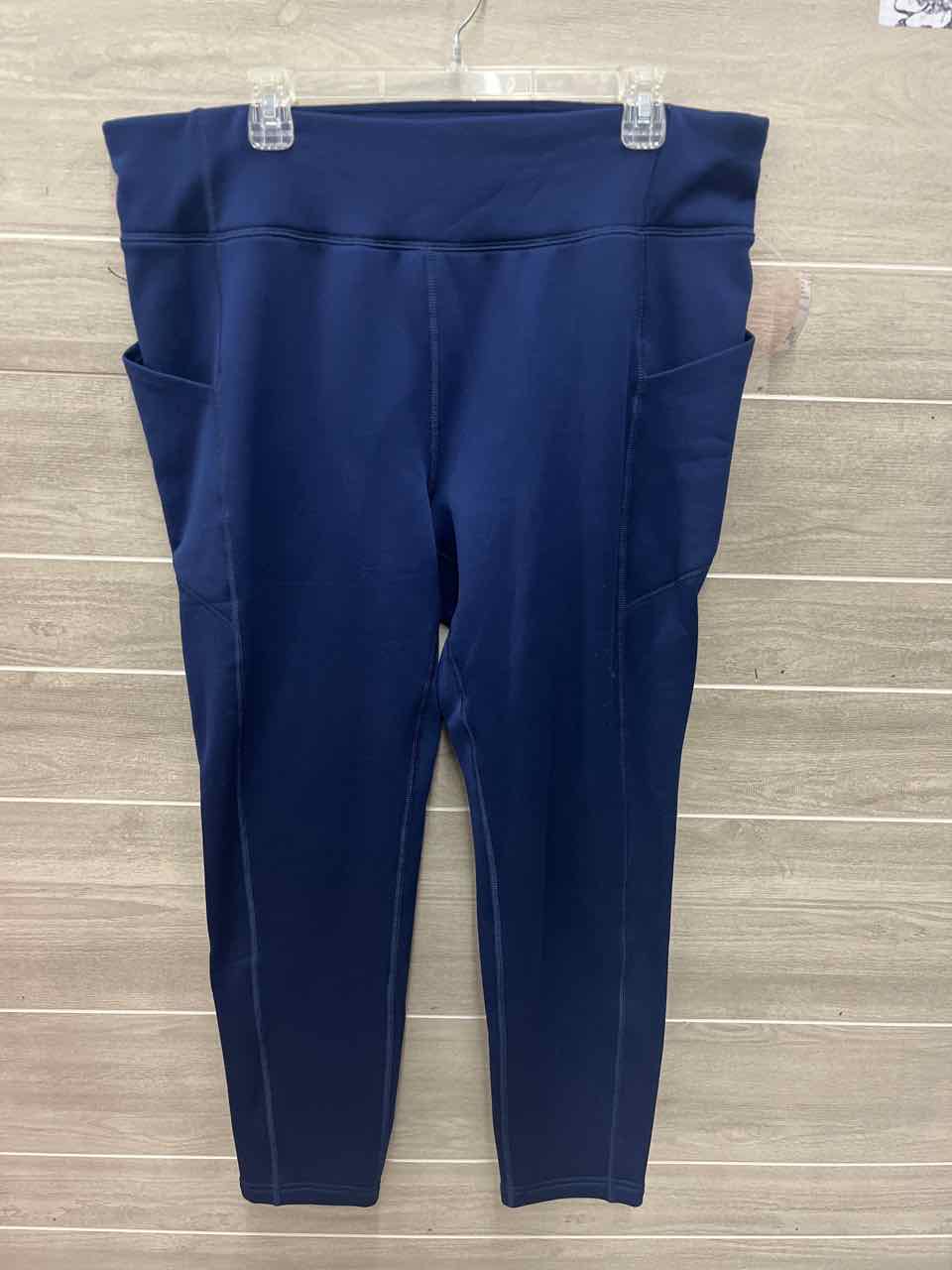 Lands End Size 18 Blue Womens Leggings