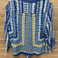 Ruby Rd. Size L/P Blue Petite Shirt