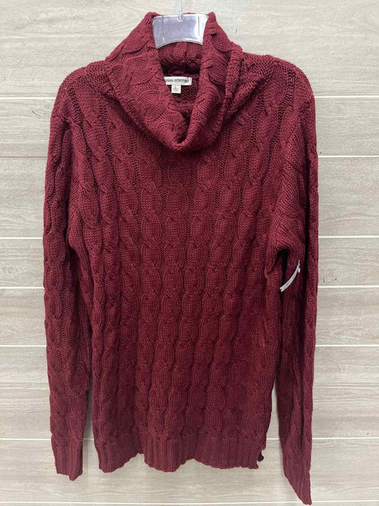 Zenana Size L Burgundy Womens Sweater