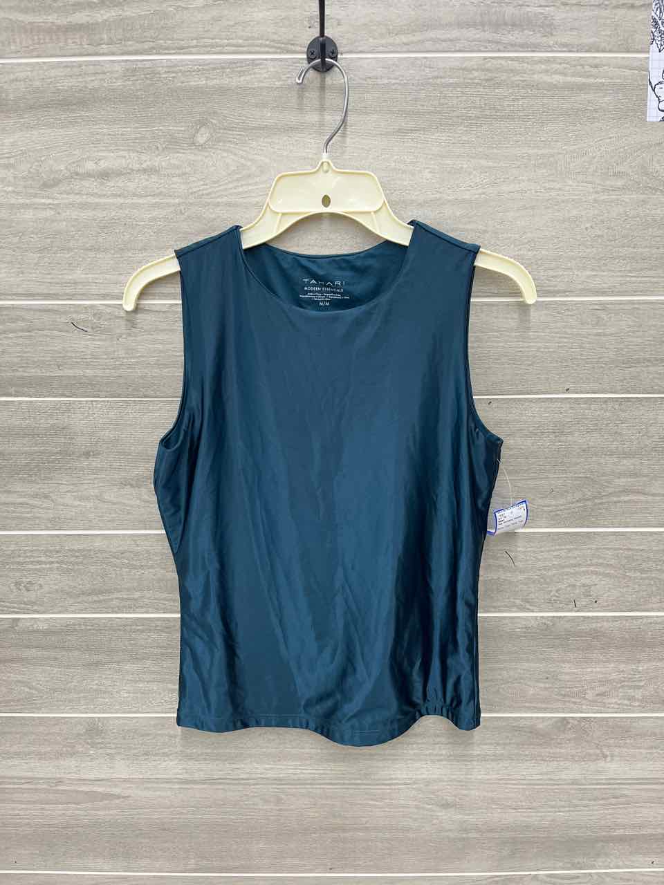 Tahari Size M Teal Womens Tank Top