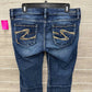 Silver Size 12 Blue Womens Jeans