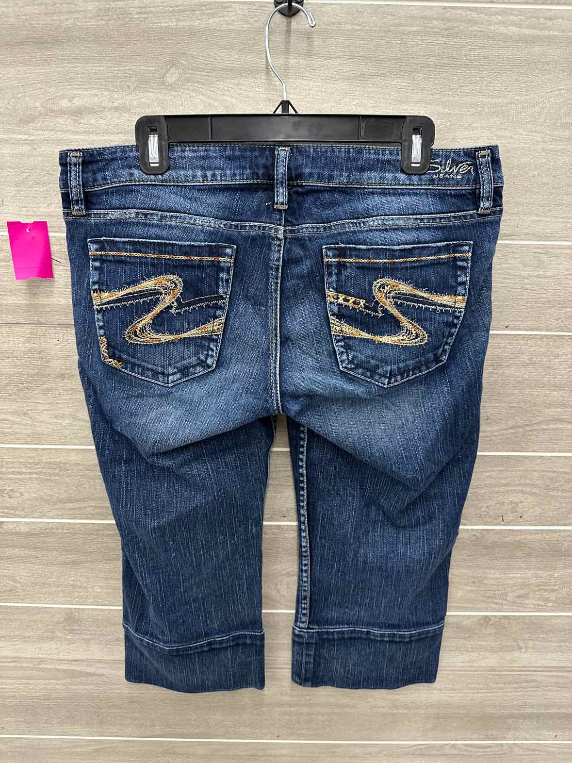 Silver Size 12 Blue Womens Jeans