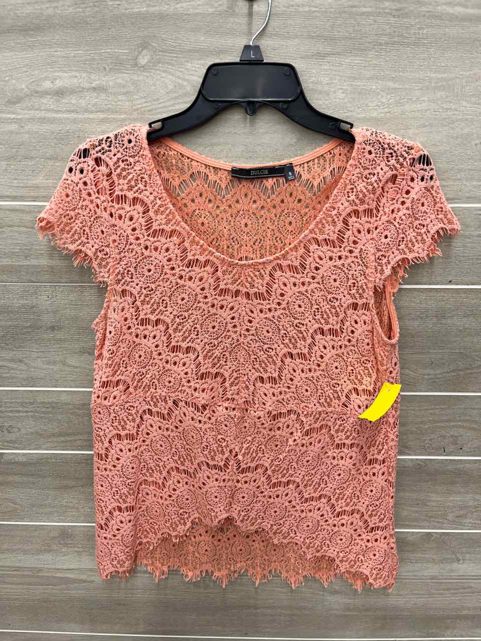 Dulcie Size S Coral Womens Shirt