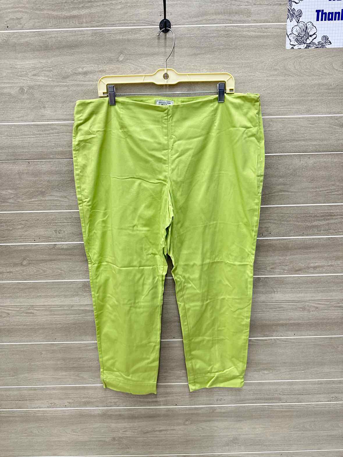 Charter Club Size 18 Green Womens Pants