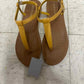 9 Sun + Stone Yellow Womens Women Size 9 Sandals