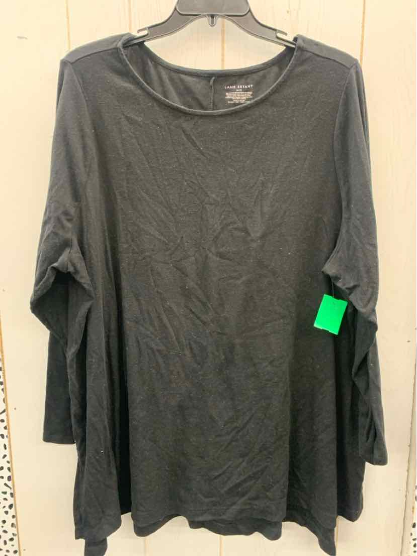 Lane Bryant Black Womens Size 26/28W Shirt