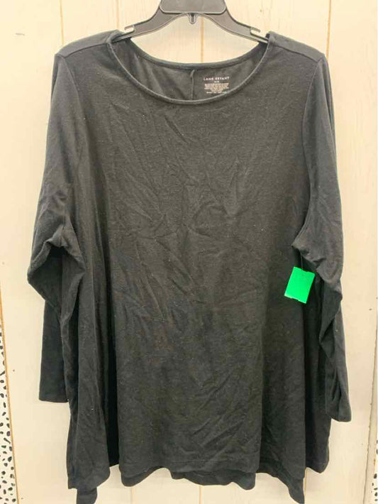 Lane Bryant Black Womens Size 26/28W Shirt