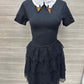 ModCloth Size 4/6 Black Womens Dress