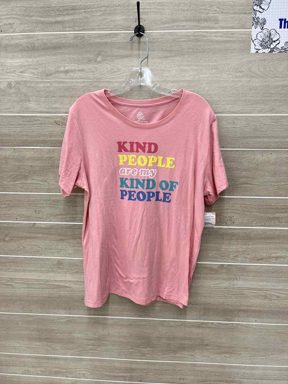 Pink Womens Women Size XL Shirt