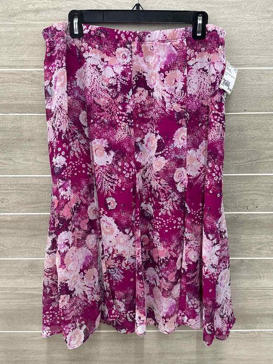 Laura Scott Pink Womens Size 12/14 Skirt