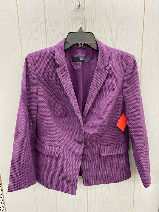 The Limited Purple Womens Size 8 Blazer