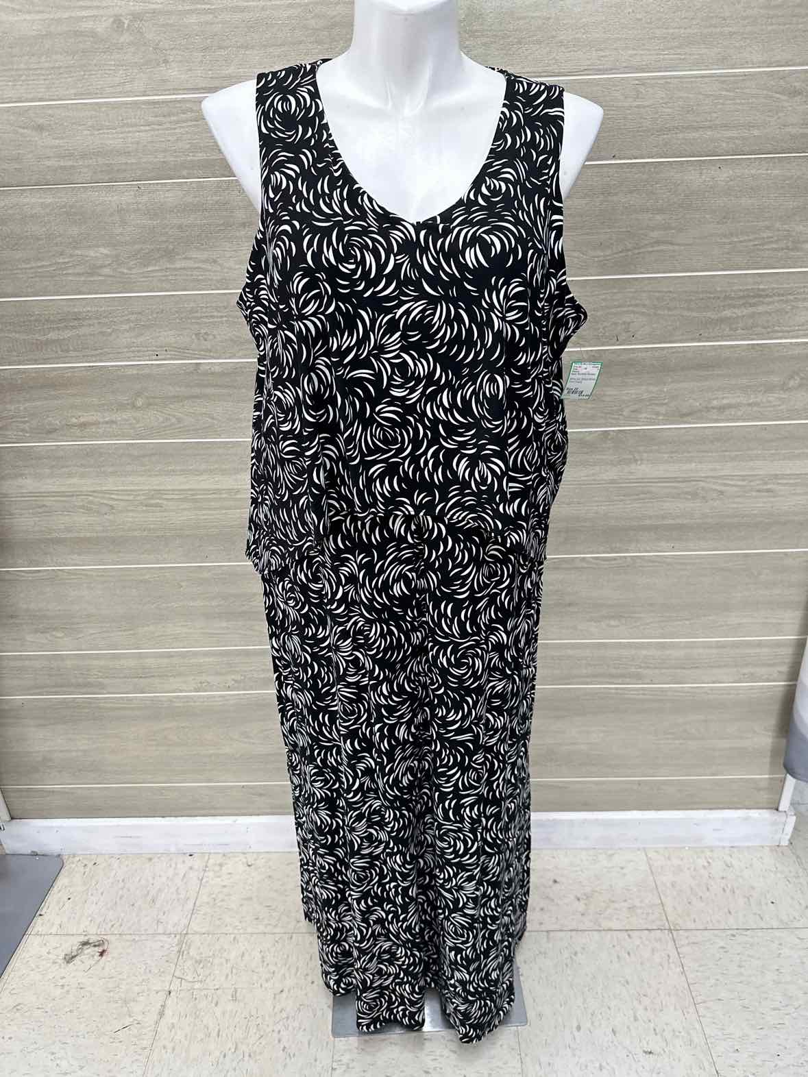 Chico's Size 20 Black Womens Dress