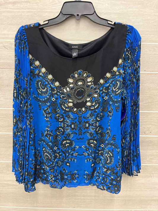 Alfani Size L Blue Womens Shirt