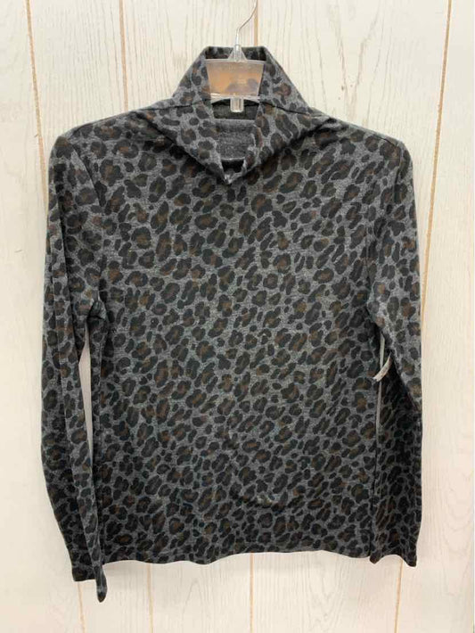 Ann Taylor Gray Womens Size Small Shirt