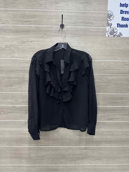 LULU'S Size M Black Womens Shirt