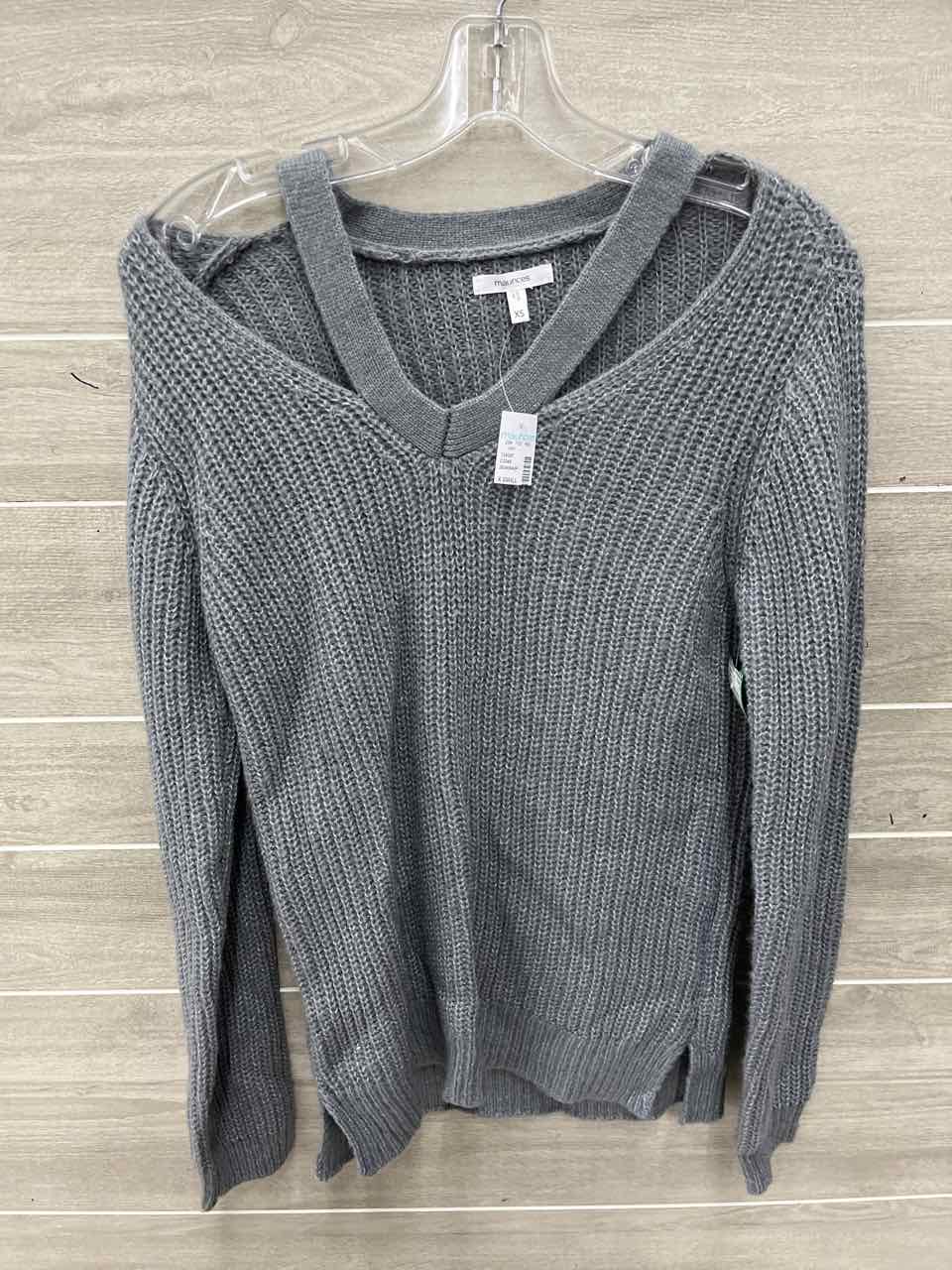 Maurices Size XS Gray Womens Sweater