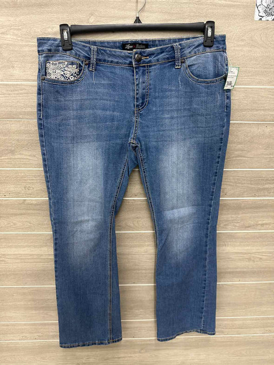 Love Nation Size 18W Blue Plus Jeans