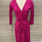 DVF Pink Womens Size 6 Dress