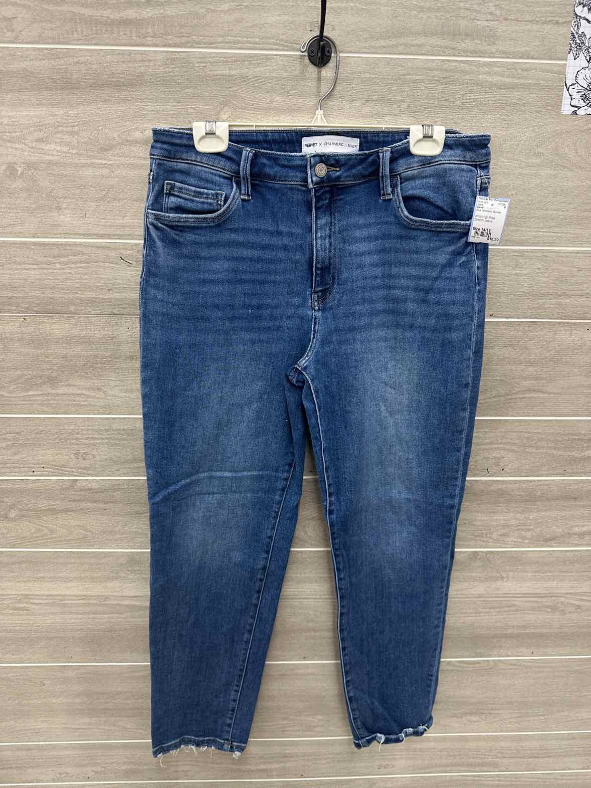 Vervet Size 14/16 Blue Womens Jeans