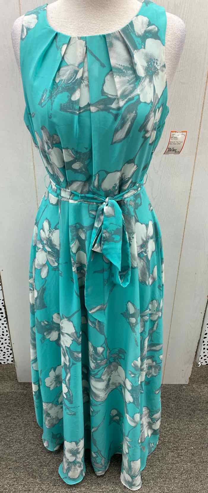 R&K Originals Teal Womens Size 10 Dress