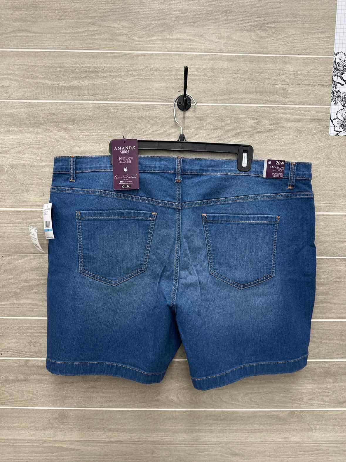 Gloria Vanderbilt Size 20W Blue Plus Shorts