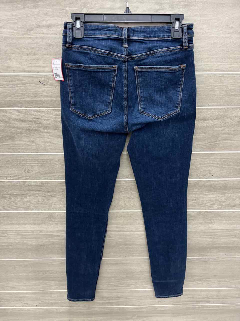 Silver Blue Womens Women Size 4 Jeans