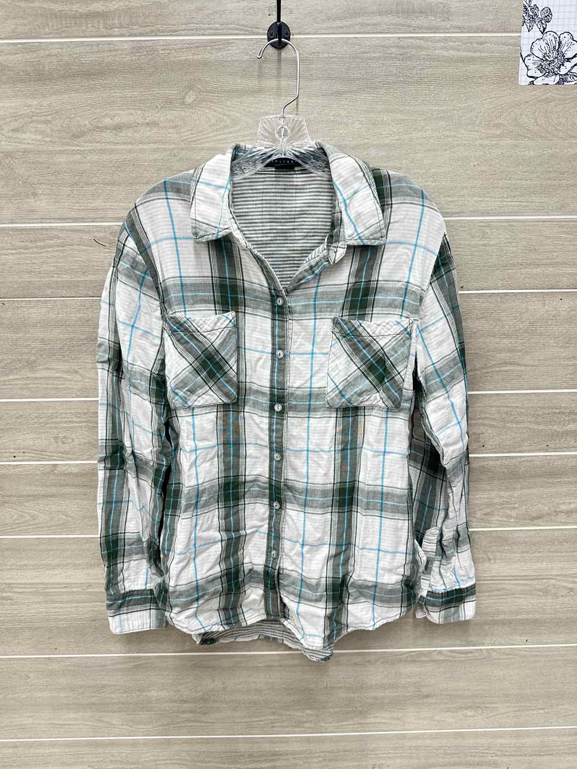 Sanctuary Size M Olive Womens Shirt