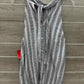 Doe & Rae Size L Gray Womens Tank Top