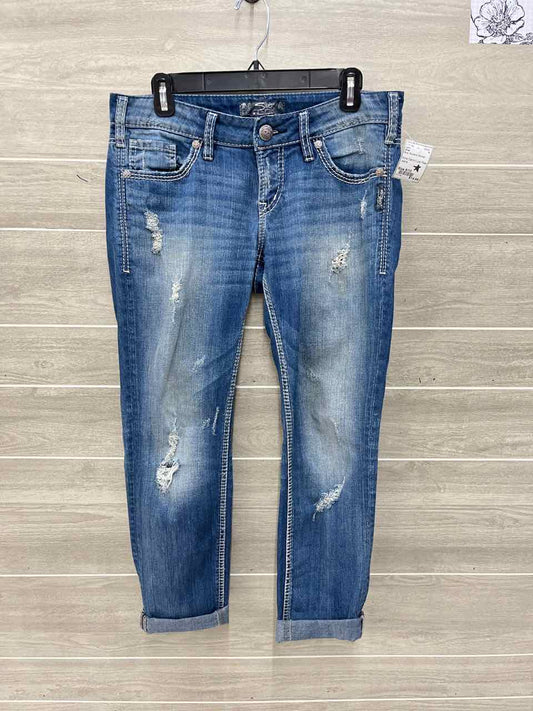 Silver Blue Womens Women Size 8/10 Jeans