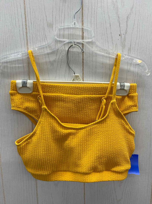 Yellow Womens Size M Swimsuit