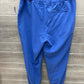 Size XL/P Blue Petite Scrub Pants