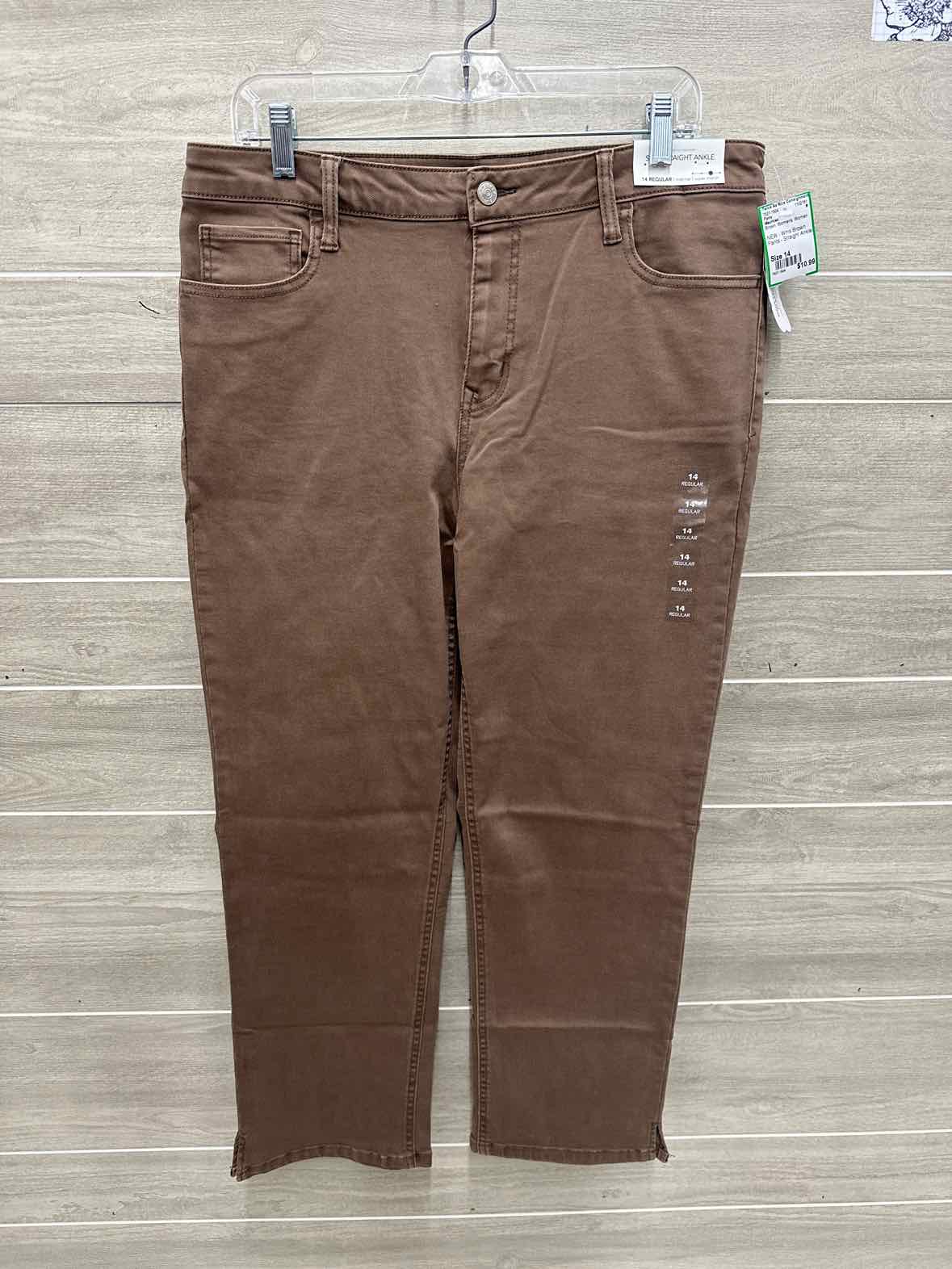 Maurices Size 14 Brown Womens Pants