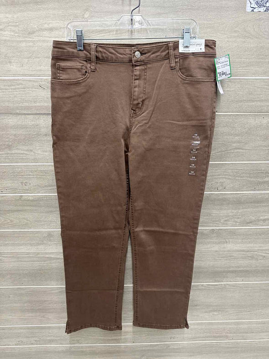Maurices Size 14 Brown Womens Pants