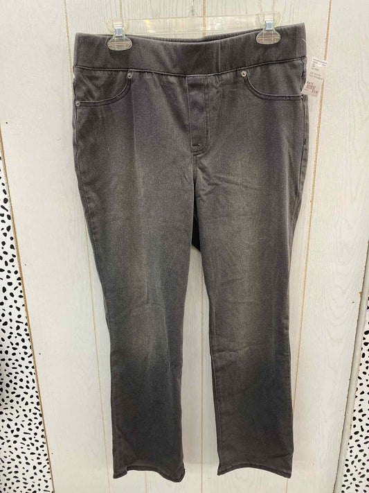 LOGO Gray Womens Size 14 Jeans