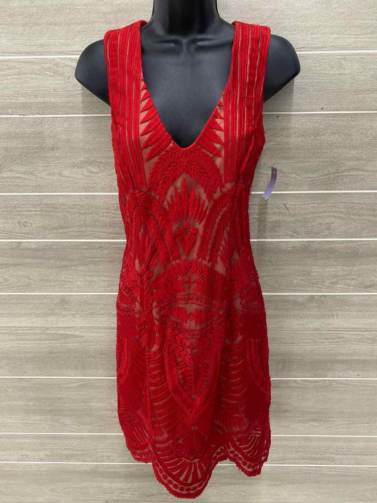 Bardot Red Womens Size 4 Dress