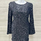 Size 10/12 Black Womens Gown/Evening Wear