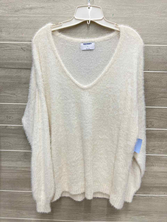 Old Navy Size S/M Cream Womens Sweater