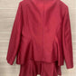 Ashro Burgundy Womens Size 18 Skirt Set