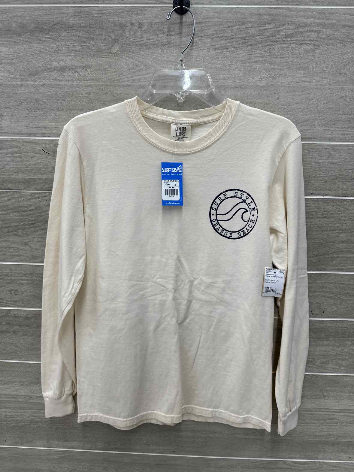 Comfort Colors Size S Yellow Womens Shirt