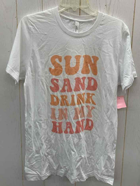 White Womens Size M Shirt