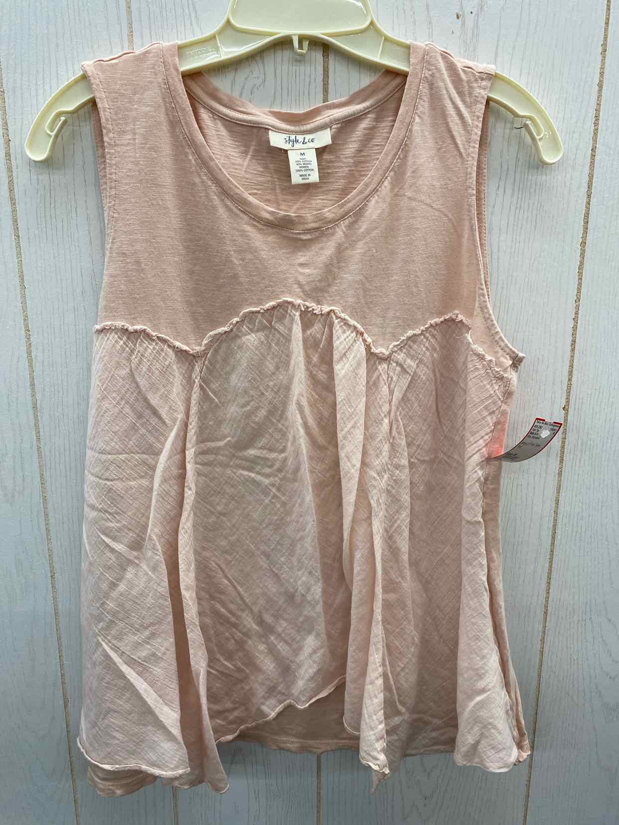 Style & Co Pink Womens Size M Tank Top