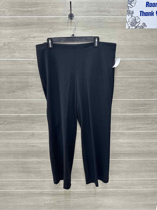 Eileen Fisher Size L Black Womens Pants