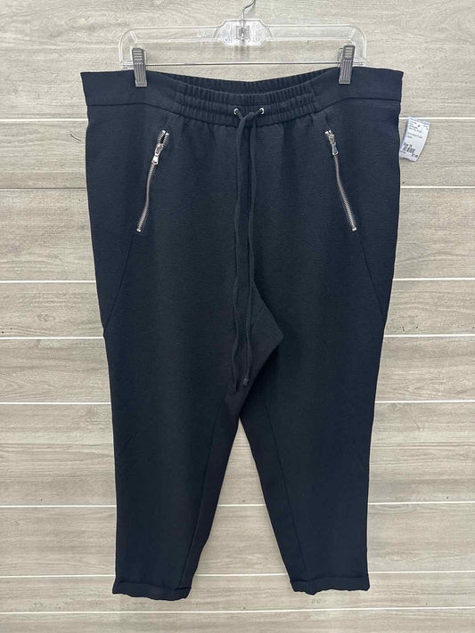Worthington Size 16 Black Plus Pants
