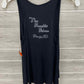 Black Womens Women Size M/L Tank Top