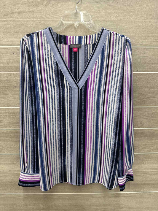 Vince Camuto Size L Blue Womens Shirt