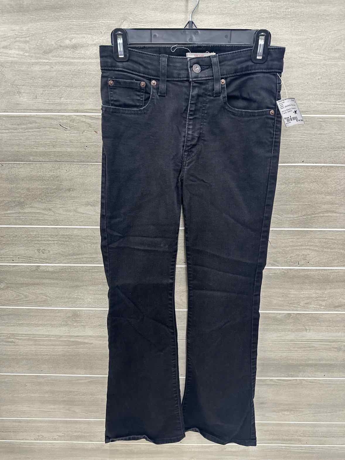 Levis Size 4 Black Womens Jeans